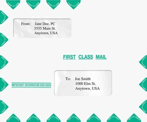 green card mail envelope