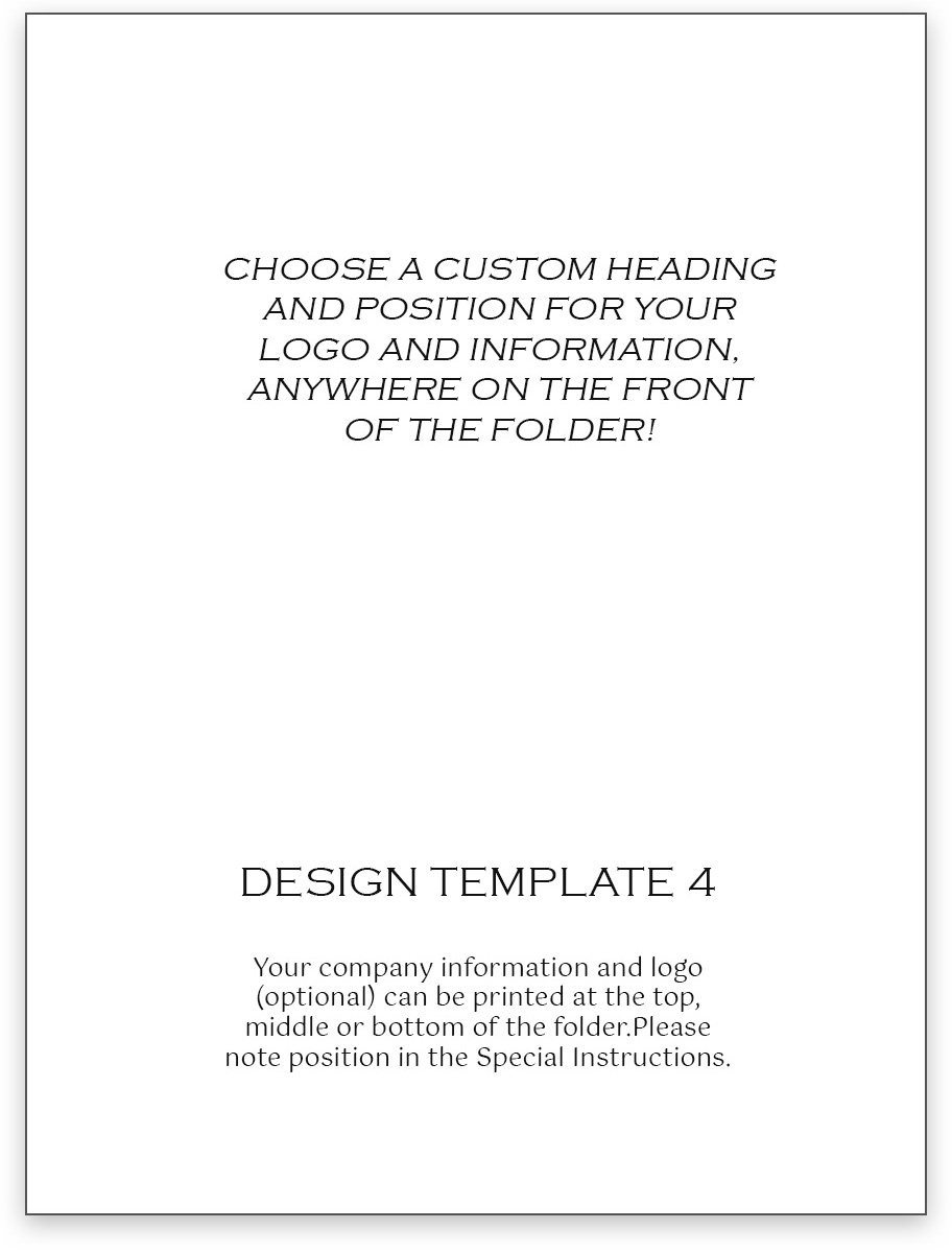 Foil Stamped Custom Tax Return Folders Template with Accountant Logo, Name and Info - DiscountTaxForms.com