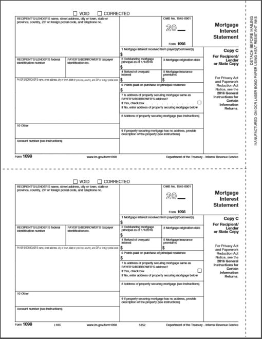 1099-NEC Form - Copy B/C/2 Recipient & Payer - Discount Tax Forms