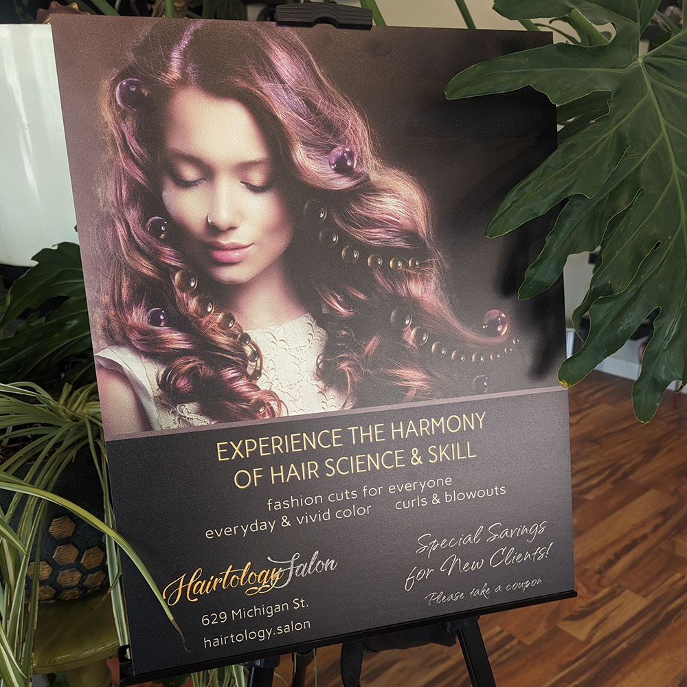Custom printed signs mounted on foam core board - DiscountTaxForms.com