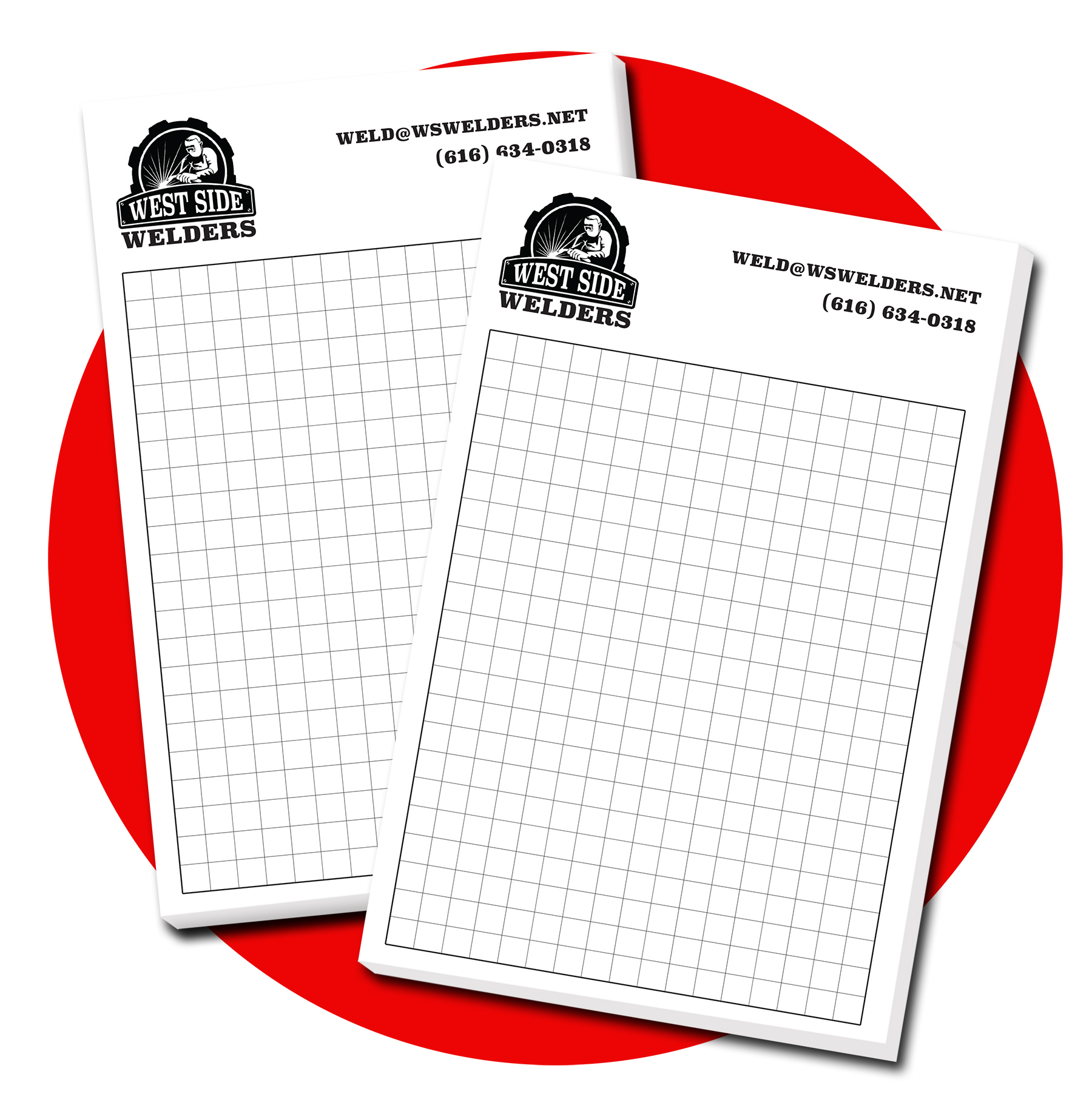 Custom Printed Notepads for Business - DiscountTaxForms.com