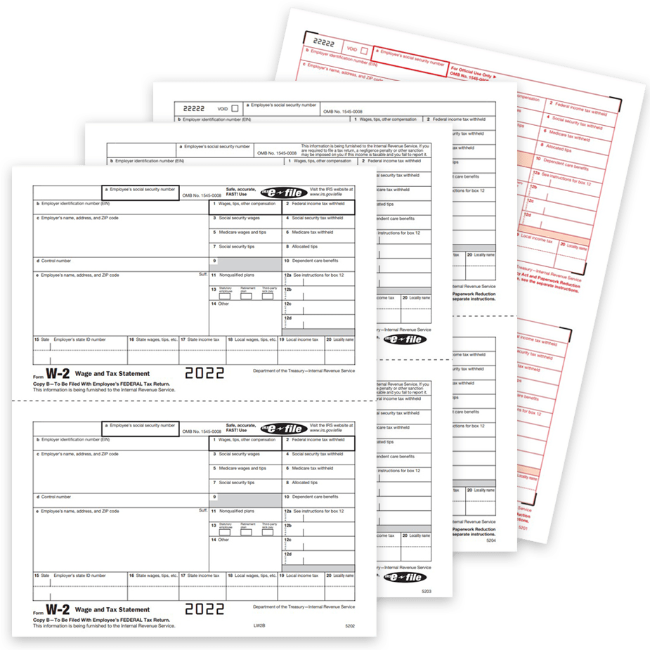 Official 2up W2 Forms Vs Condensed 3up And 4up Discounttaxforms 6004