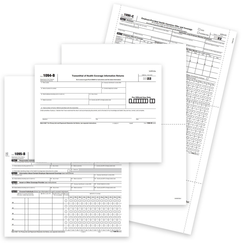 ACA 1095 Forms At Discount Prices - DiscountTaxForms.com